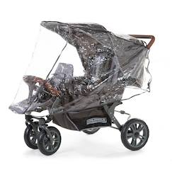 Puériculture-Accessoire poussette housse de pluie triplet