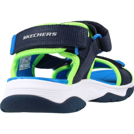 Sandales enfant garçon en textile Bleu nvbl+Gris ccor 3 - vertbaudet enfant 