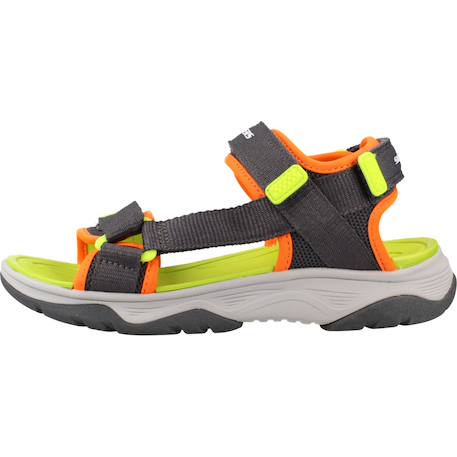 Sandales enfant garçon en textile Bleu nvbl+Gris ccor 8 - vertbaudet enfant 