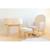 Chaise à bascule tissu teddy Neutre 2 - vertbaudet enfant 