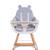 Coussin chaise haute déperlant Gris 1 - vertbaudet enfant 