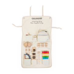 Jouet-Activités artistiques et musicales-Ensemble de 8 instruments de musique bébé + organisateur