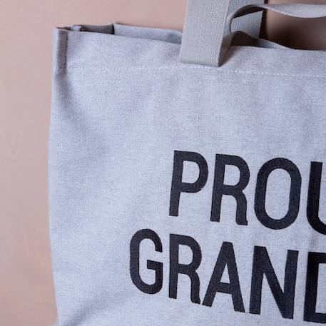 Sac à langer de voyage en toile grandpa bag Gris 2 - vertbaudet enfant 