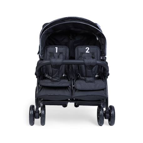 Quadruple poussette capacité 4 enfants + housse de pluie + pare-soleil Noir 5 - vertbaudet enfant 