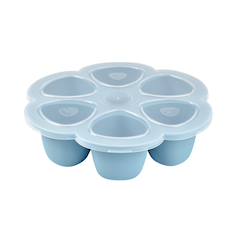 Puériculture-Repas-Vaisselle, coffret repas-Boite de conservation-Multiportions silicone 90 ml