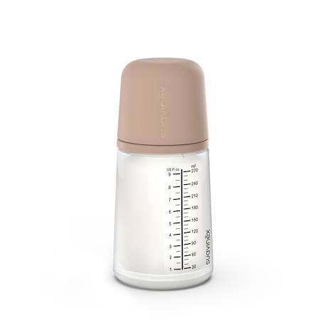 Biberon anti-colique 270 ml - débit moyen Beige foncé+Caramel+Sable clair 1 - vertbaudet enfant 