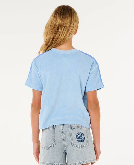 T-shirt sunshine squad terry fille Light blue 3 - vertbaudet enfant 