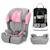 Siège auto Kinderkraft COMFORT UP i-Size 76-150 cm ceinture sécurité + organisateur Gris+Noir+Rose+Vert 13 - vertbaudet enfant 