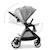 Poussette Kinderkraft VESTO 2 pliage avec assise installée, siège réversible jusqu’à 22 kg, roues 8/11”, éco-cuir Gris 5 - vertbaudet enfant 