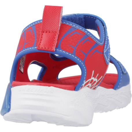 Sandales enfant garçon légère souple Bleu blrd+Bleu et rouge 3 - vertbaudet enfant 