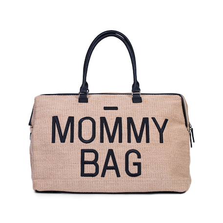 Sac à langer mommy bag Gris toile+Kaki+Marron doux+Textile raphia 19 - vertbaudet enfant 