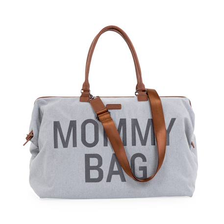 Sac à langer mommy bag Gris toile+Kaki+Marron doux+Textile raphia 6 - vertbaudet enfant 
