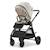 Poussette Kinderkraft VESTO 2 pliage avec assise installée, siège réversible jusqu’à 22 kg, roues 8/11”, éco-cuir Beige+Gris+Noir 3 - vertbaudet enfant 