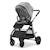 Poussette Kinderkraft VESTO 2 pliage avec assise installée, siège réversible jusqu’à 22 kg, roues 8/11”, éco-cuir Gris 3 - vertbaudet enfant 