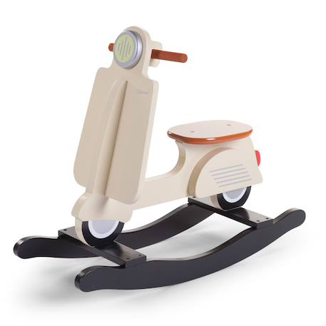 Trottinette cheval à bascule Beige crème 1 - vertbaudet enfant 