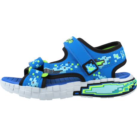 Sandales enfant garçon Bleu bblm+Noir bkrd 2 - vertbaudet enfant 