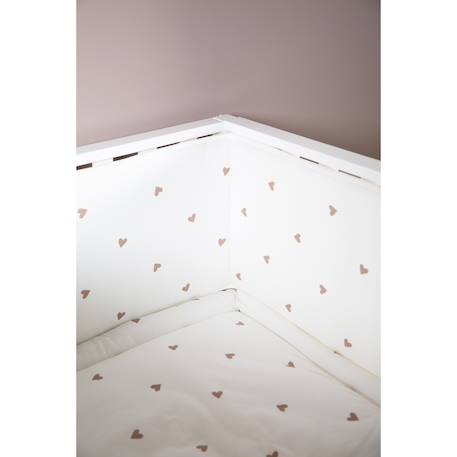 Tapis de parc réversible 75x95 cm Cœurs+Fleur bleu+Neutre 2 - vertbaudet enfant 