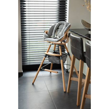 Accessoire panier pour chaise haute Anthracite+Noir 4 - vertbaudet enfant 