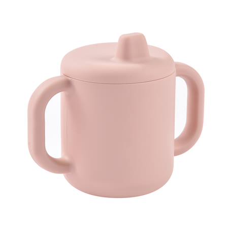 Tasse d'apprentissage en silicone Barbe à papa+Galet+Vert sauge 3 - vertbaudet enfant 