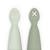 Pré-cuillères d'apprentissage silicone Rose sx+Vert 5 - vertbaudet enfant 
