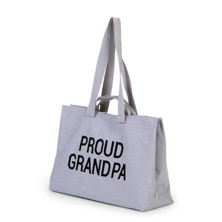 Sac à langer de voyage en toile grandpa bag Gris 3 - vertbaudet enfant 