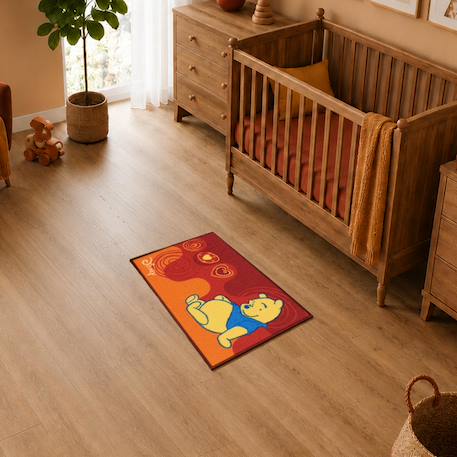 Tapis enfant  motif animaux lyn48 winnie f Rouge 5 - vertbaudet enfant 