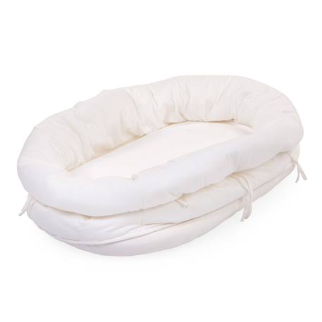 Housse de berceau en rotin jersey Blanc cassé 1 - vertbaudet enfant 