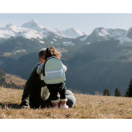 Sac à dos 7,5l pour enfant faro Matcha latte+Rose poudrée+Vert-de-gris 2 - vertbaudet enfant 