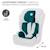 Siège auto Kinderkraft COMFORT UP i-Size 76-150 cm ceinture sécurité + organisateur Gris+Noir+Vert 17 - vertbaudet enfant 