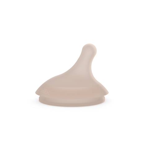 Lot de 2 tétines pour biberon anti-colique débit moyen almond zero.zero Beige foncé+Caramel+Sable clair 3 - vertbaudet enfant 