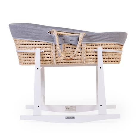 Support à bascule pour panier moïse en bois Blanc 5 - vertbaudet enfant 