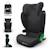 Siège Auto Kinderkraft JUNIOR FIX 2 PLUS + organisateur voiture 100-150 cm avec ISOFIX, H-GUARD, SPS, AIR FLOW et Appuie-Tête Réglable Gris+Noir+Rose+Vert 7 - vertbaudet enfant 