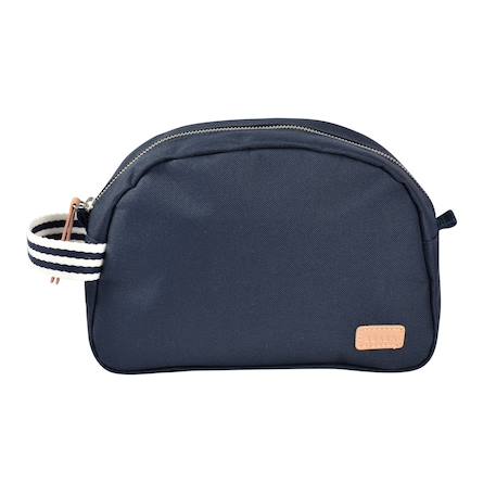 Trousse de toilette pratique et organisée Bleu marine rayé+Fleur de cerisier+Léopard+Vert sauge 1 - vertbaudet enfant 