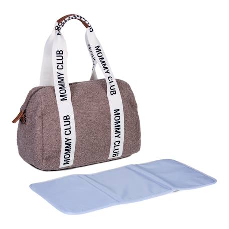 Sac à langer mommy club Blanc cassé+Marron doux 12 - vertbaudet enfant 