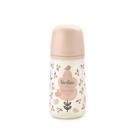 Biberon anti-colique 270 ml - débit s Oisillons beige+Oisillons rose+Oisillons vert 5 - vertbaudet enfant 
