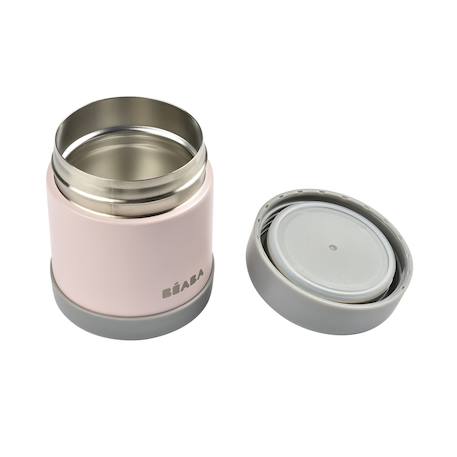 Portion inox isotherme 300 ml Brume claire+Gris minéral/vert+Rose clair 15 - vertbaudet enfant 
