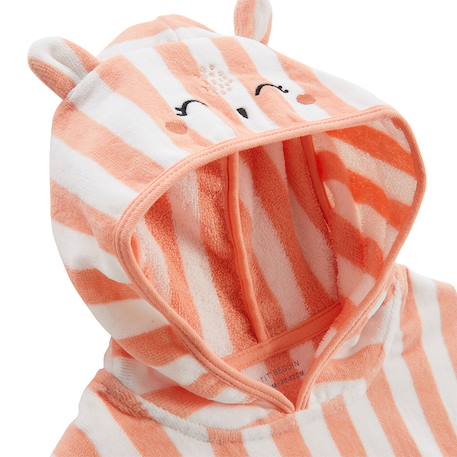 Poncho de bain bébé honfleur Corail 4 - vertbaudet enfant 