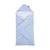 Couverture enveloppante universelle écharpe bébé Fleur bleu+Neutre 1 - vertbaudet enfant 