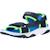 Sandales enfant garçon en textile Bleu nvbl+Gris ccor 4 - vertbaudet enfant 