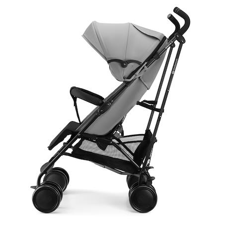 Poussette Kinderkraft SIESTA 2 légère 7,9 kg jusqu’à 22 kg, pliage canne, dossier réglable, harnais 5 points Gris+Noir+Rouge 3 - vertbaudet enfant 
