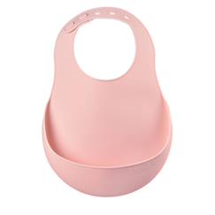 Puériculture-Bavoir silicone récupérateur réglable