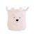 Panier de rangement 40x40x40 cm teddy Blanc cassé+Neutre 1 - vertbaudet enfant 