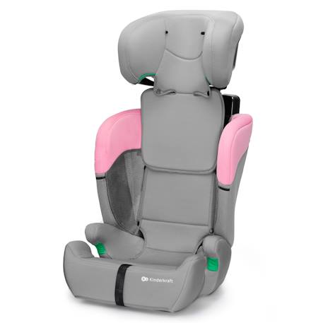 Siège auto Kinderkraft COMFORT UP i-Size 76-150 cm ceinture sécurité + organisateur Gris+Noir+Rose+Vert 17 - vertbaudet enfant 