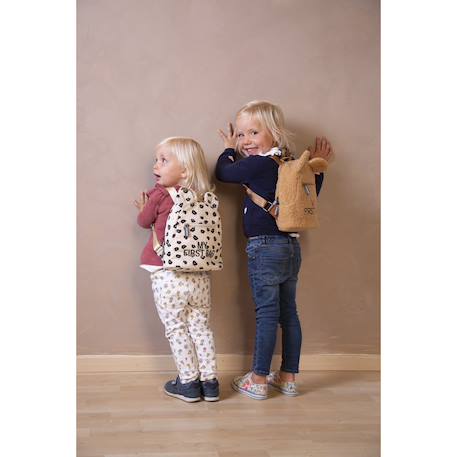 Sac à dos enfant my first bag Beige matelassé+Blanc noir+Noir or+Rose blanc 12 - vertbaudet enfant 
