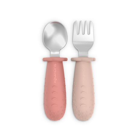 Set couverts d?apprentissage Rose sx+Vert 1 - vertbaudet enfant 