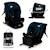 Siège auto Kinderkraft I-GROW I-Size 40-150 cm rotation 360° isofix + organisateur voiture Gris+Noir+Vert 7 - vertbaudet enfant 