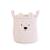 Panier de rangement 30x30x30 cm teddy Blanc cassé+Neutre 1 - vertbaudet enfant 
