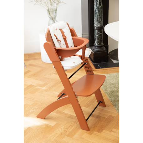 Chaise haute évolutive + tablette evosit Blanc+Gris pierre+Menthe+Neutre+Rouille 29 - vertbaudet enfant 