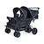 Quadruple poussette capacité 4 enfants + housse de pluie + pare-soleil Noir 1 - vertbaudet enfant 