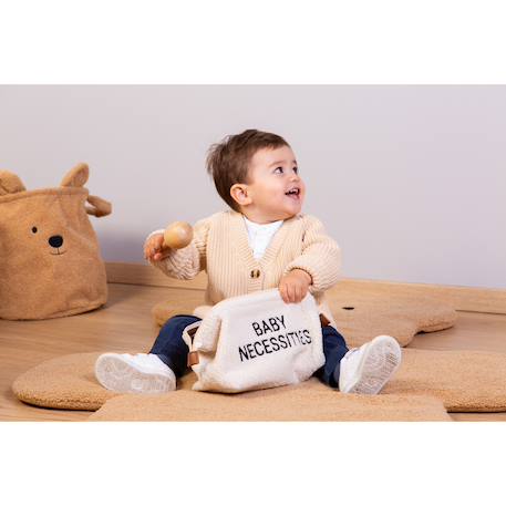 Trousse de toilette bébé Léopard+Noir or+Teddy blanc cassé+Teddy marron 18 - vertbaudet enfant 